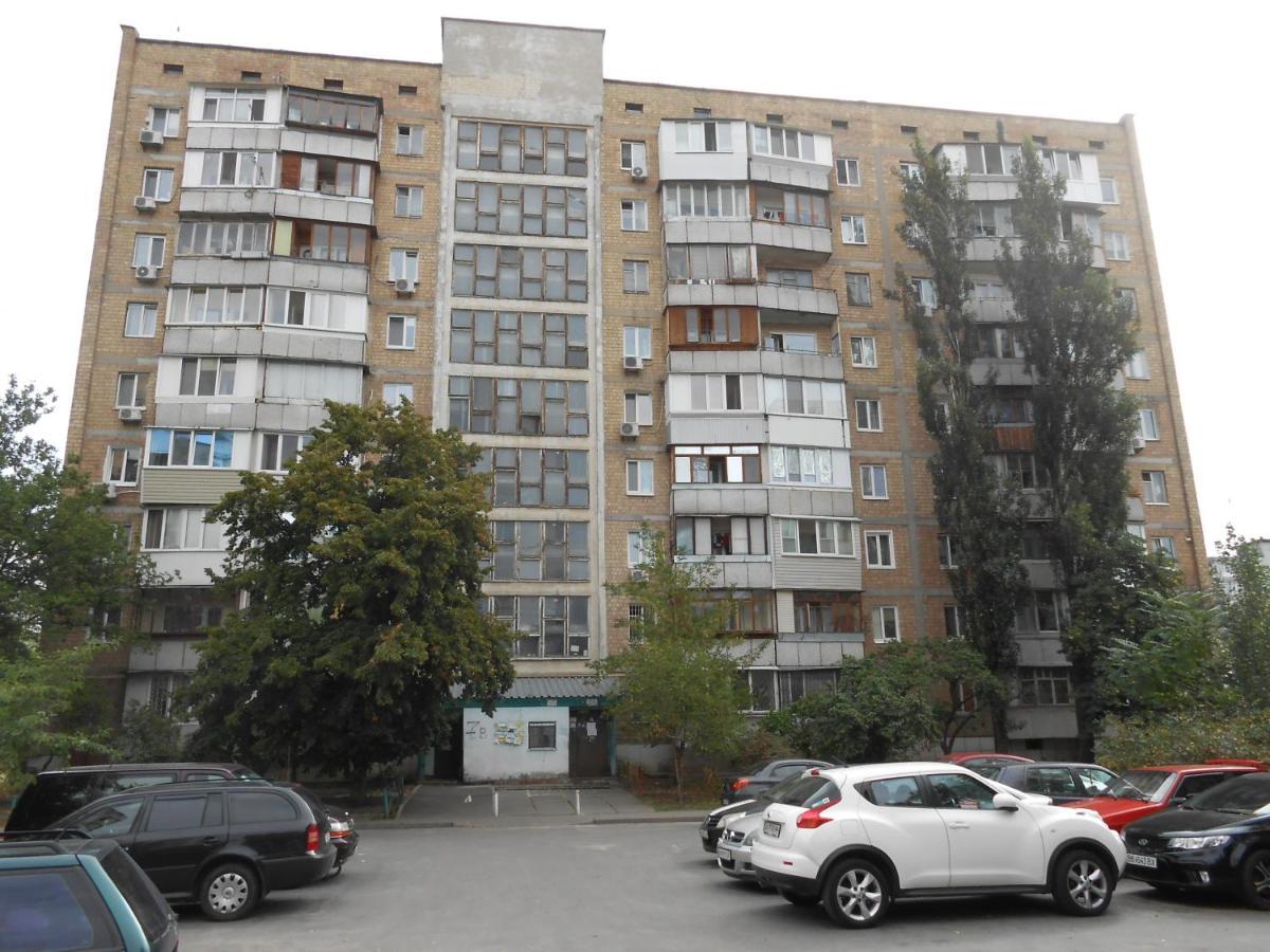 Однокомнатная Квартира Рядом С Метро Оболонь 키예프 외부 사진